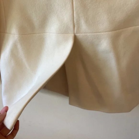 Banana Republic Cream Wool Coat - Picture 10 of 11